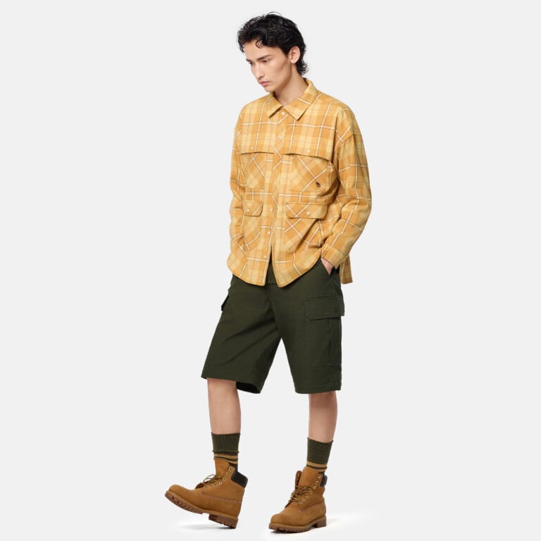 Timberland® Tokyo Desgin Collective All Gender Utility Pocket Shirt