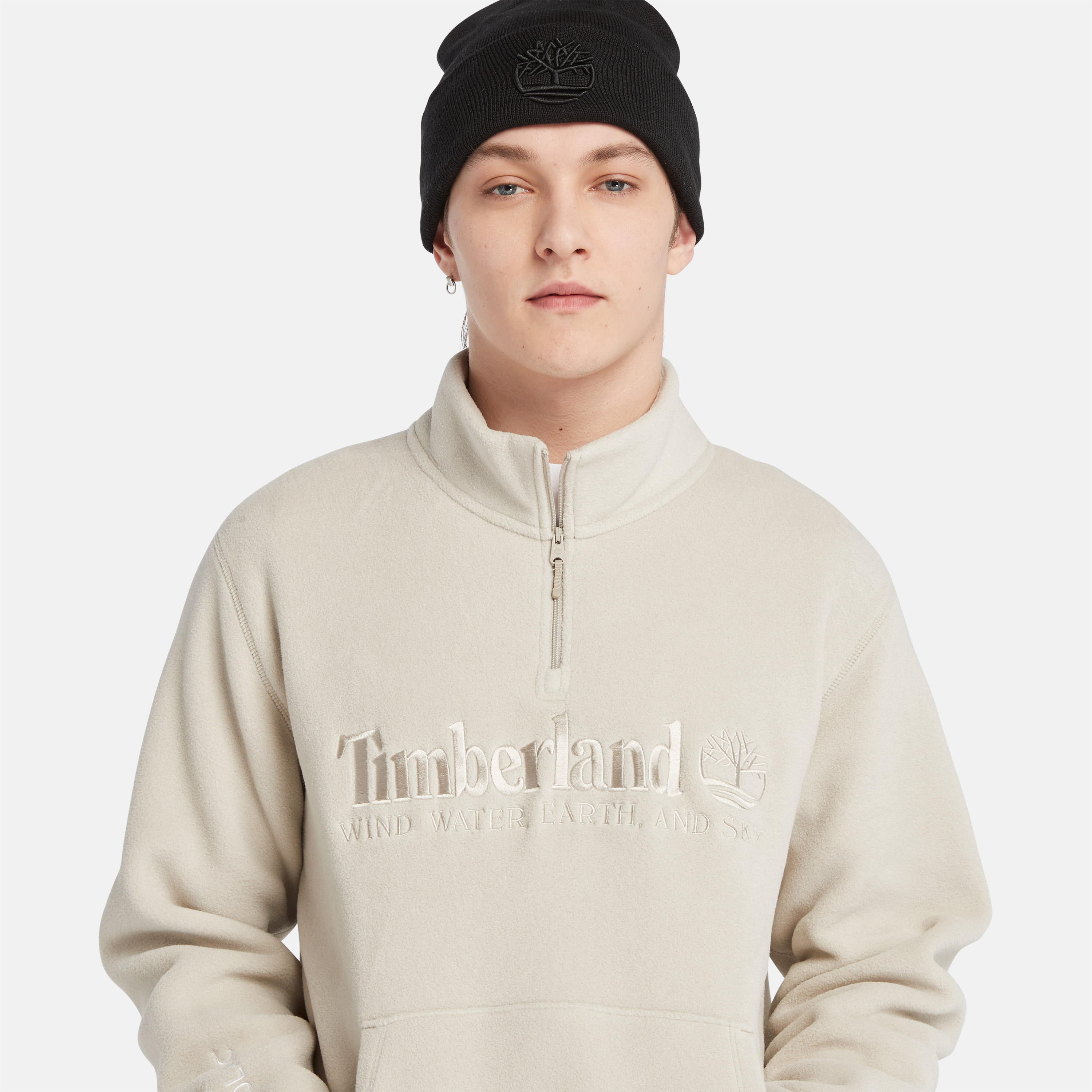 timberland half zip pullover