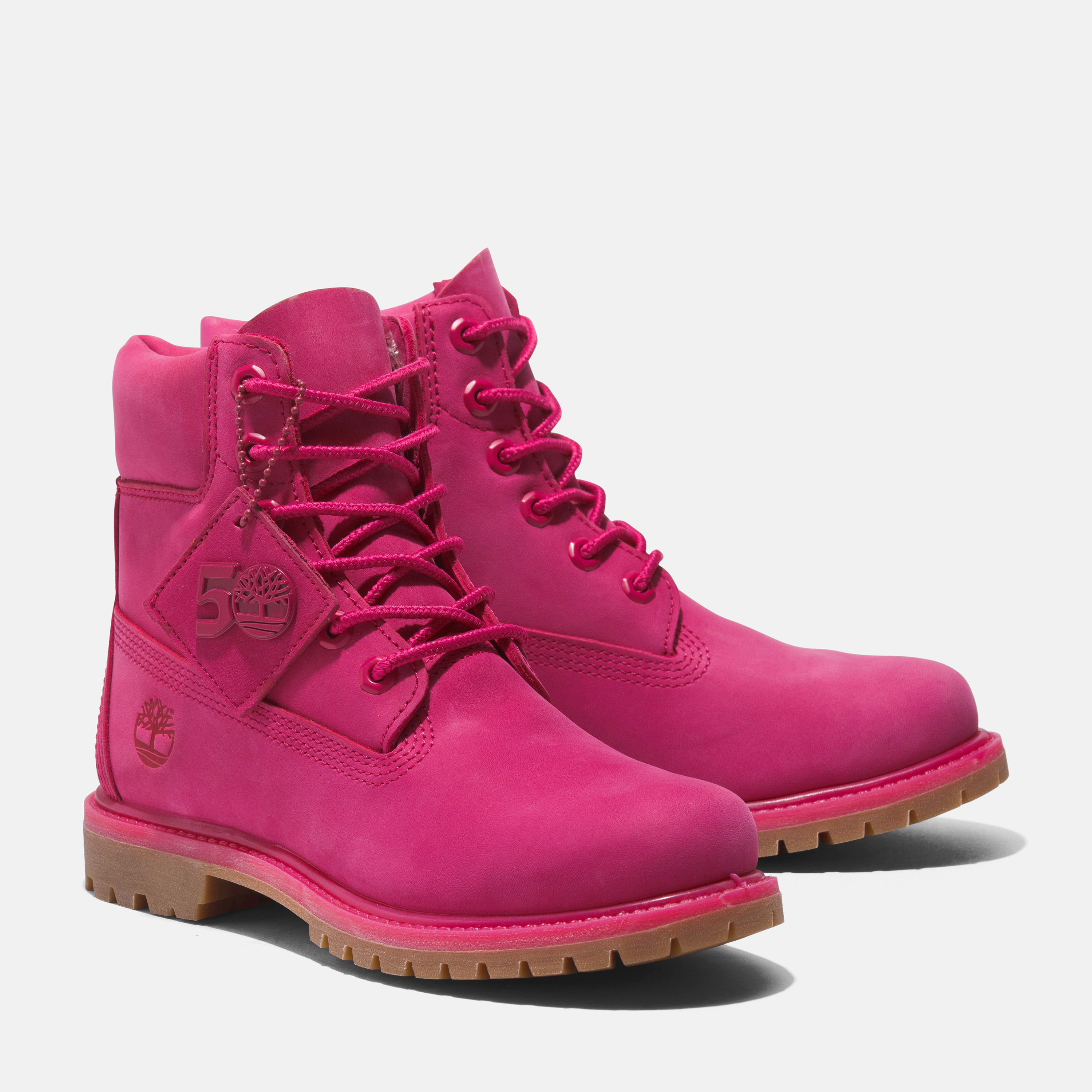 hot pink timberlands