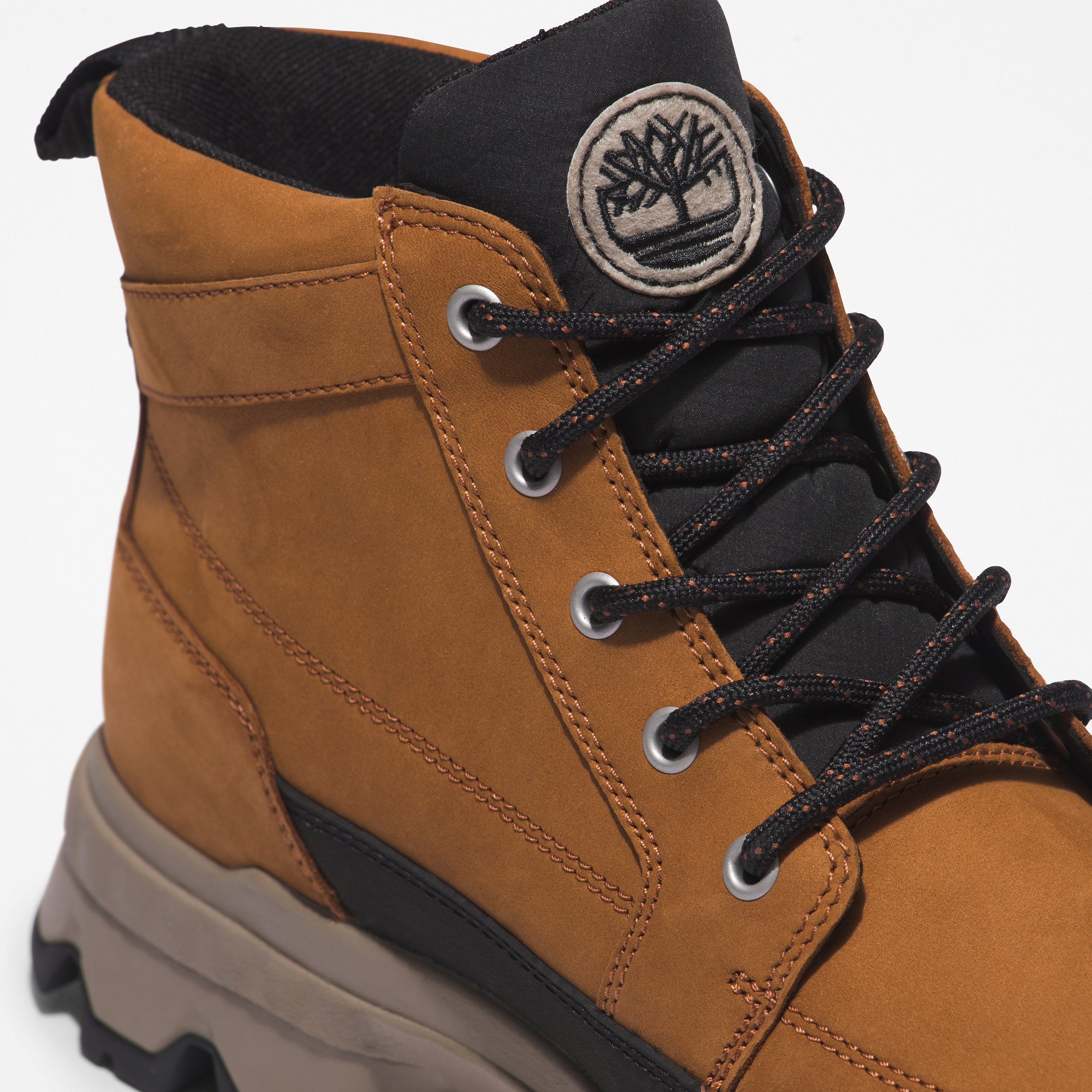 timberland mid top boots