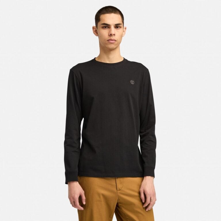 Men’s Oyster River Chest Logo Long Sleeve T-Shirt