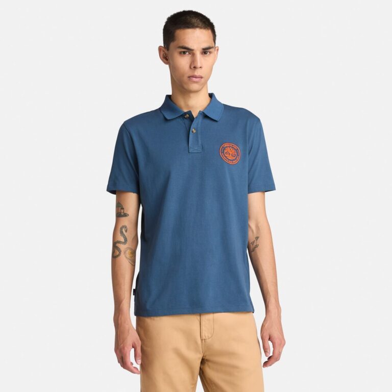 Men’s Embroidered Short-Sleeve Polo