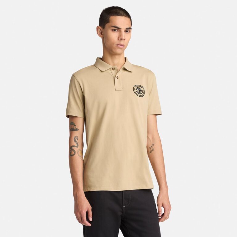 Men’s Embroidered Short-Sleeve Polo